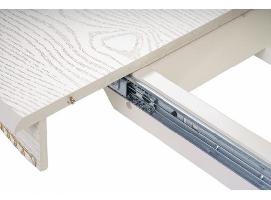 Деревянный стол Павия 100 крем / золотая патина в Кургане