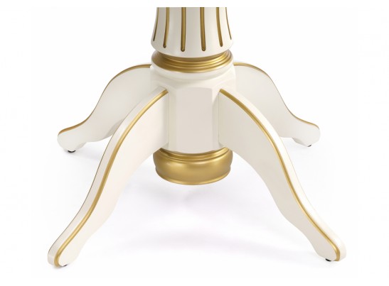 Деревянный стол Павия 100 крем / золотая патина в Кургане