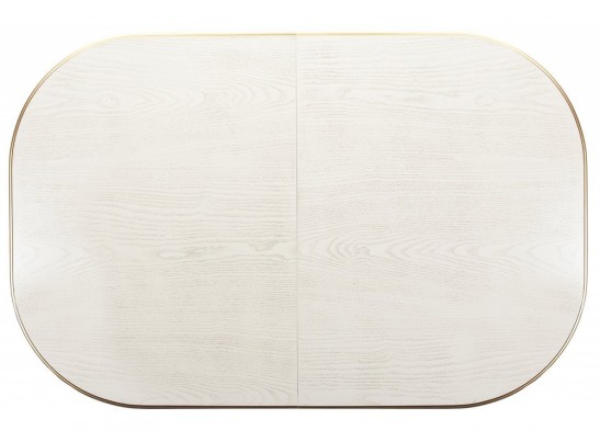 Деревянный стол Romeo 130(170)х85х75 молочный / патина золото в Кургане