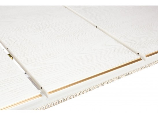 Деревянный стол Romeo 130(170)х85х75 молочный / патина золото в Кургане