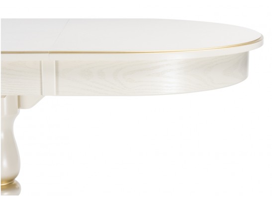 Деревянный стол Сайрус слоновая кость / золото в Кургане