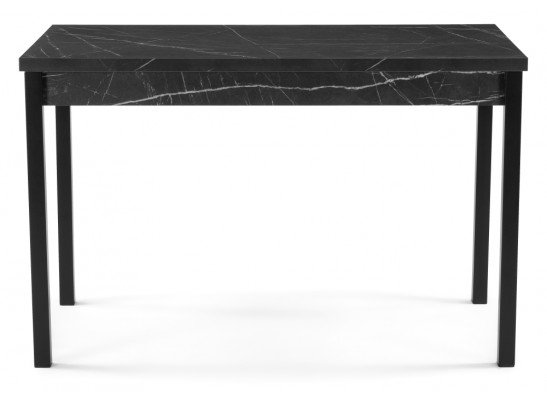 Деревянный стол Оригон 120(160)х70 файерстоун / черный матовый в Кургане