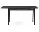 Деревянный стол Оригон 120(160)х70 файерстоун / черный матовый в Кургане