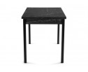 Деревянный стол Оригон 120(160)х70 файерстоун / черный матовый в Кургане