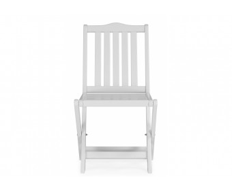 Деревянный стул Бриан 2 складной белый