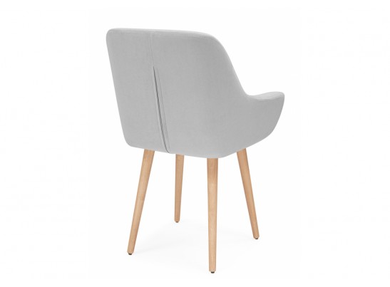 Деревянный стул Флюид светло-серый (zd 960) / светлое дерево в Кургане