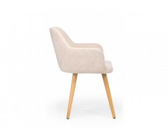 Деревянный стул Инфини латте (ocean 003) / светлое дерево