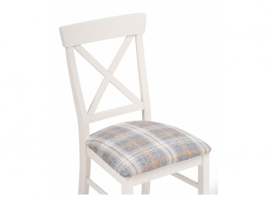 Деревянный стул Калатея слоновая кость / ткань Р19 в Кургане