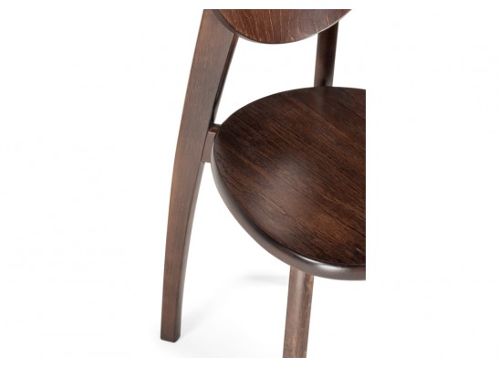 Деревянный стул Окава коричневый венге в Кургане