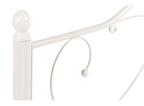 Двуспальная кровать Мэри 2 160х200 белая в Кургане