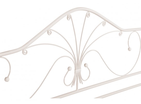 Двуспальная кровать Мэри 2 160х200 белая в Кургане