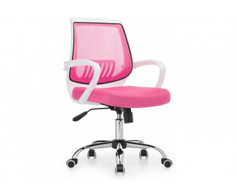 Компьютерное кресло Ergoplus белое / розовое