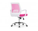 Компьютерное кресло Ergoplus белое / розовое в Кургане