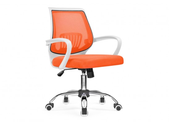 Компьютерное кресло Ergoplus orange / white в Кургане