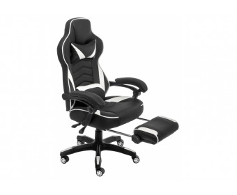 Компьютерное кресло Stimul черное / белое