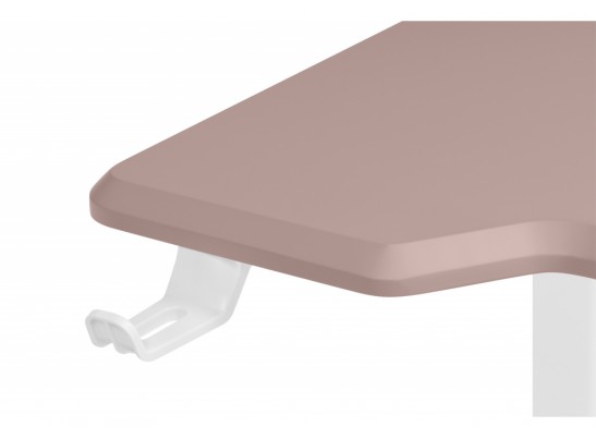 Компьютерный стол Маркос 120х75 розовый / белый в Кургане