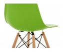 Пластиковый стул Eames PC-015 зеленый в Кургане