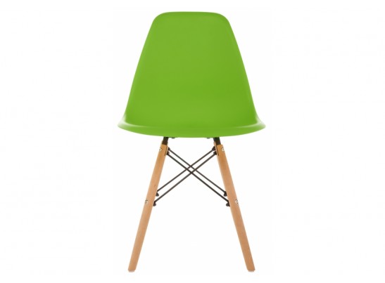 Пластиковый стул Eames PC-015 зеленый в Кургане