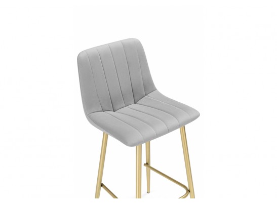 Полубарный стул Дани Мини светло-серый (zd 960) / золотой в Кургане