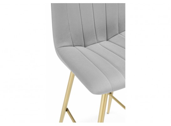 Полубарный стул Дани Мини светло-серый (zd 960) / золотой в Кургане