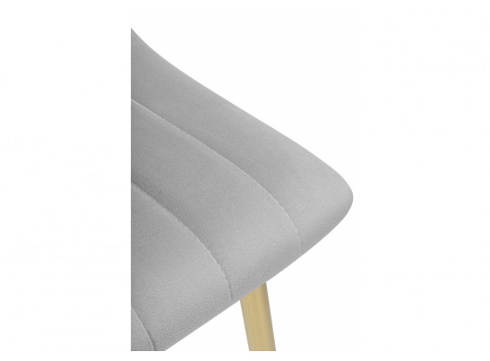Полубарный стул Дани Мини светло-серый (zd 960) / золотой в Кургане