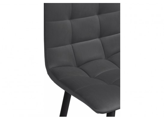 Полубарный стул Симпл темно-серый / черный в Кургане