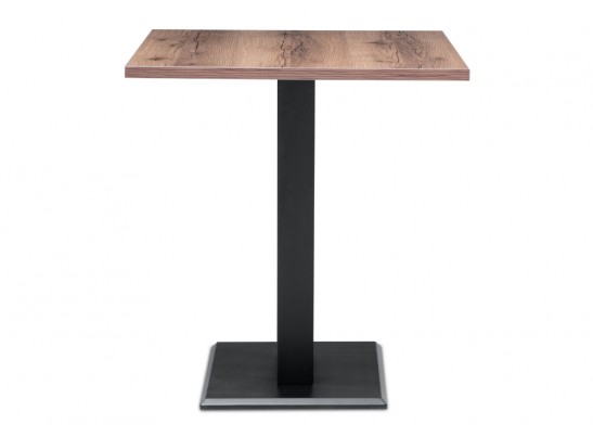 Стол на тумбе Мичиган Лофт 110х70х74 25 мм дуб делано темный / черный матовый в Кургане