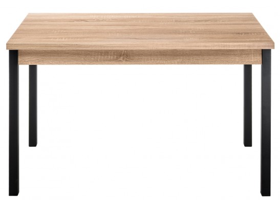 Стол Оригон 120(160)х70х77 сонома / черный матовый в Кургане