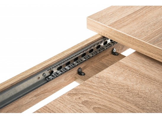 Стол Оригон 120(160)х70х77 сонома / черный матовый в Кургане