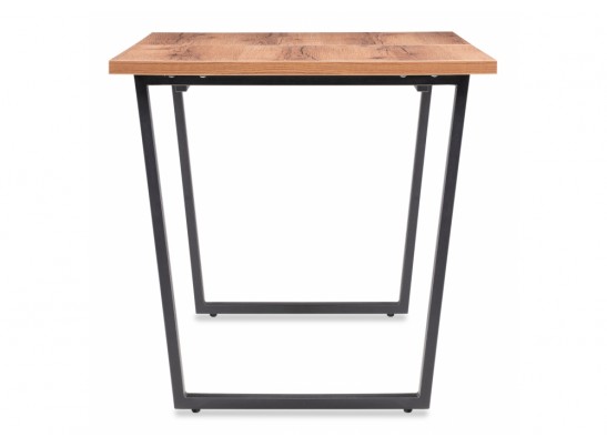 Стол раскладной Лота Лофт 140 25 мм дуб делано темный / черный матовый в Кургане