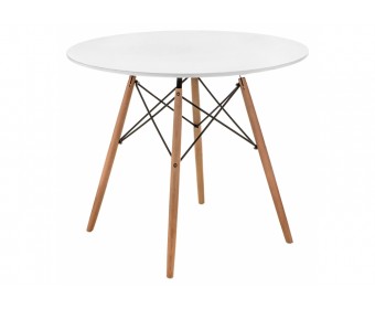 Стол Table 80 white / wood