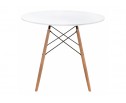 Стол Table 80х72 white / wood в Кургане