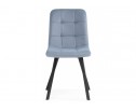 Стул на металлокаркасе Bruk light blue / black в Кургане