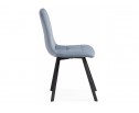 Стул на металлокаркасе Bruk light blue / black в Кургане