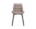 Стул на металлокаркасе Челси латте / черный каркас в Кургане