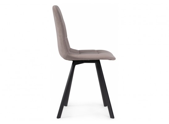 Стул на металлокаркасе Чилли латте / черный в Кургане