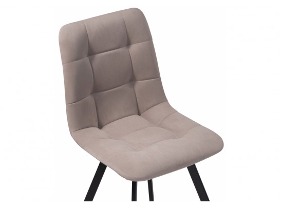 Стул на металлокаркасе Чилли латте / черный в Кургане