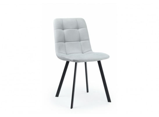 Стул на металлокаркасе Чилли светло-серый / черный в Кургане