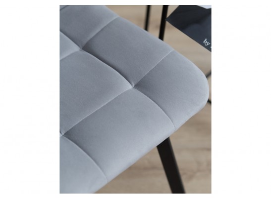 Стул на металлокаркасе Чилли светло-серый / черный в Кургане