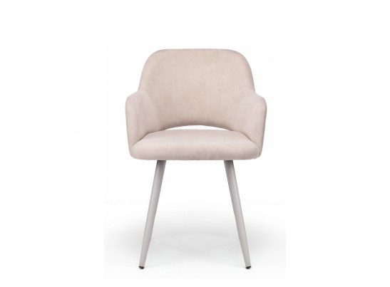 Стул на металлокаркасе Эолин 360 латте (glory 10) / серый в Кургане