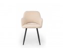 Стул на металлокаркасе Эолин бежевый (glory 03) / черный в Кургане
