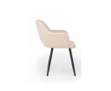Стул на металлокаркасе Эолин бежевый (glory 03) / черный в Кургане