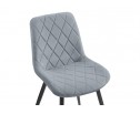Стул на металлокаркасе Fox black / gray в Кургане