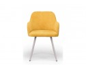 Стул на металлокаркасе Инфини горчичный (ocean 016) / серый в Кургане