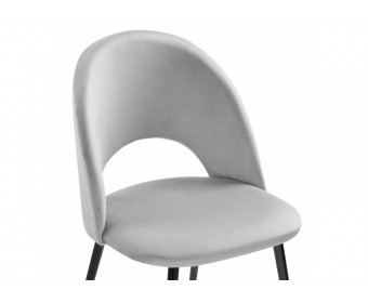 Стул на металлокаркасе Ирре confetti silver серый / черный