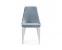Стул на металлокаркасе Kora 1 light blue / white в Кургане