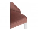 Стул на металлокаркасе Kora dark pink / white