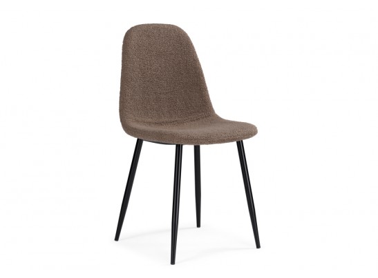 Стул на металлокаркасе Lilu dark brown / black в Кургане