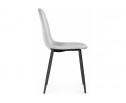 Стул на металлокаркасе Lilu light grey / black в Кургане