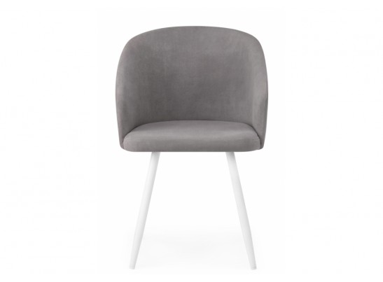 Стул на металлокаркасе Монер 360 темно-серый (glory 20) / белый